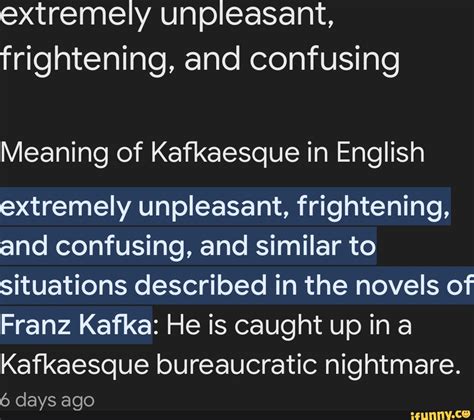 kafkaesque meaning|kafkaesque nightmare.